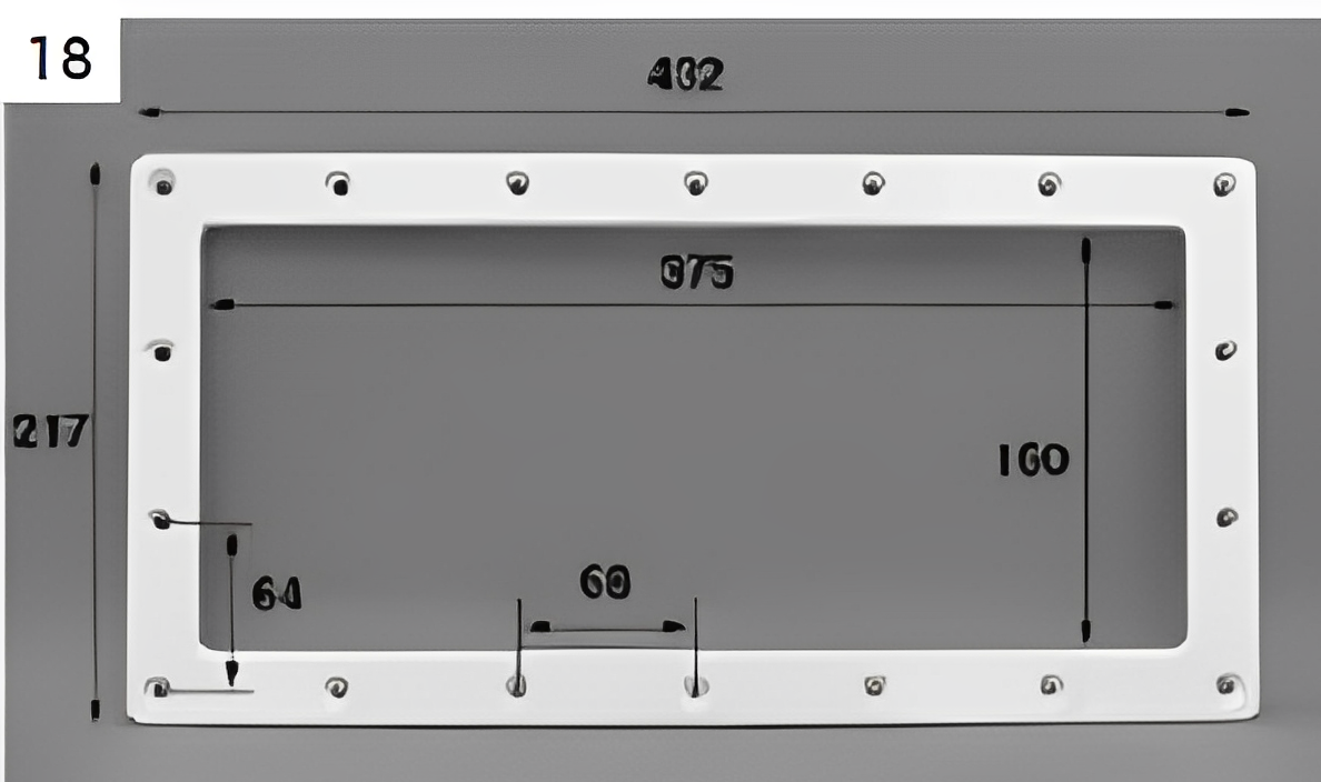 Flangia grande Weltico-Siebec + set guarnizioni