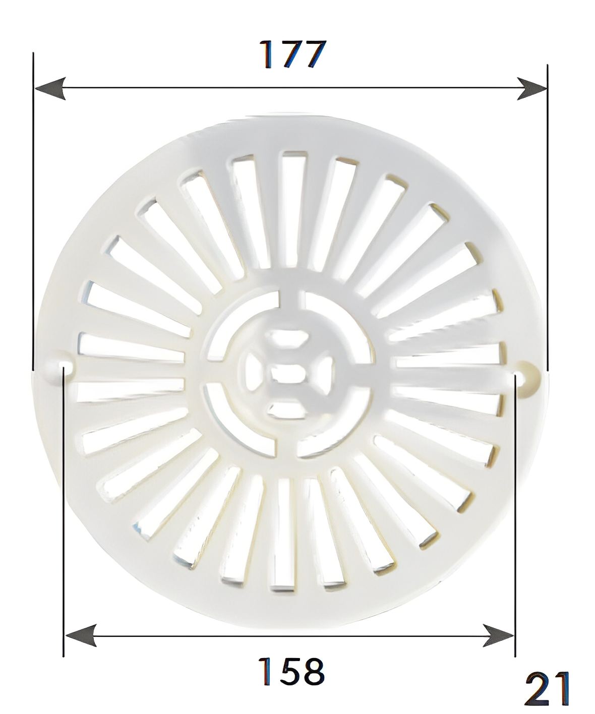 Griglia con viti MT-14/Astral