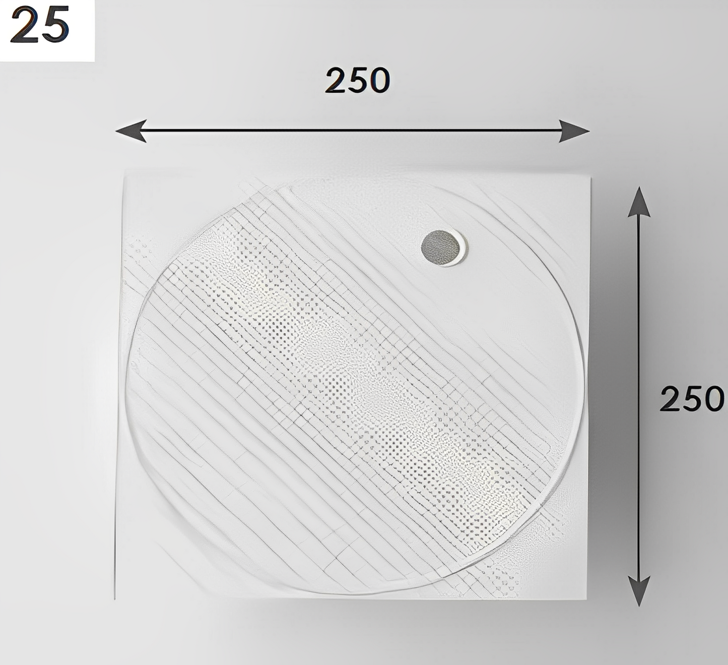 Coperchio e distanziale bianco Real CPA