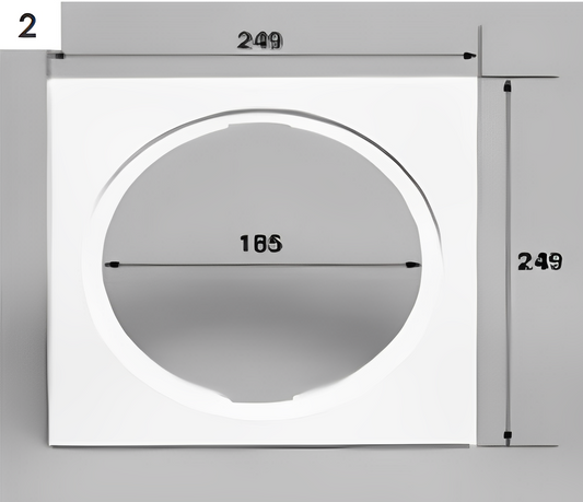 Kit CPA (coperchio bianco + cornice)