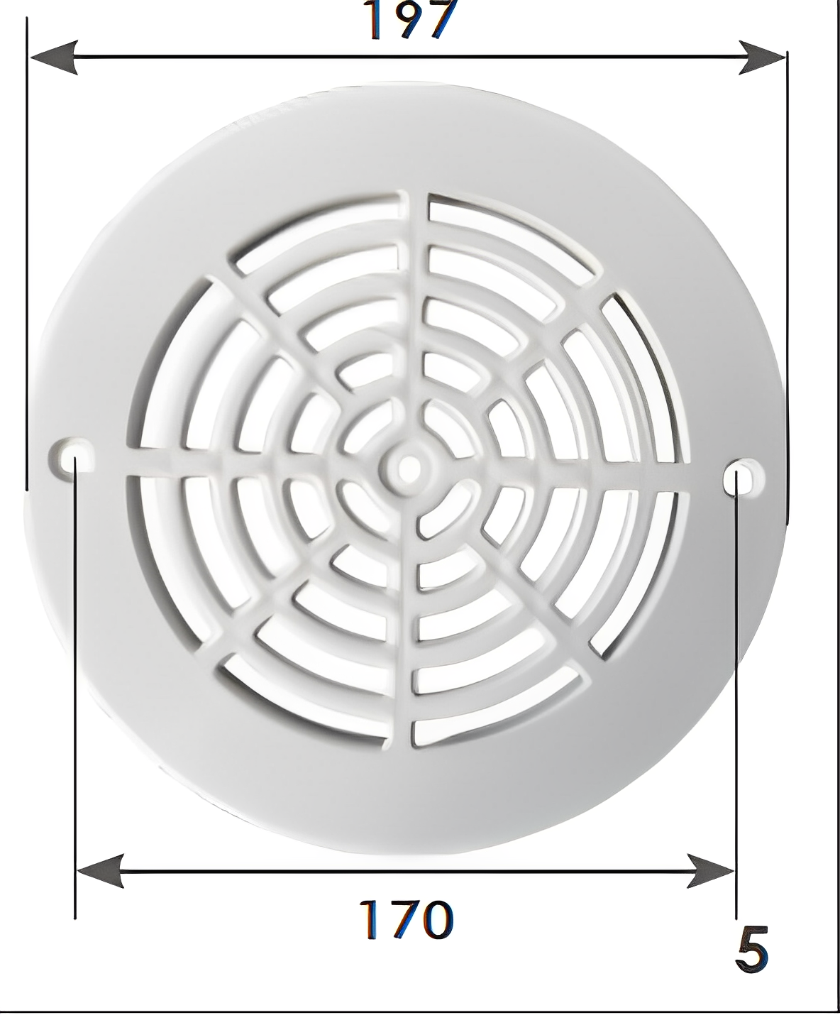 Griglia Cofies (ø ext. 197 mm)