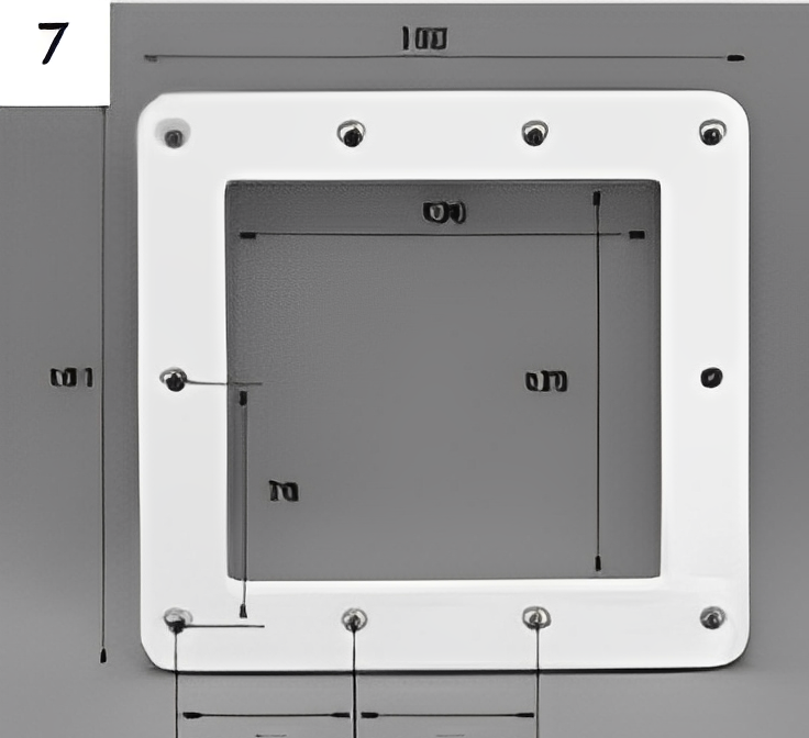 Flangia SP1097 Hayward + set guarnizioni