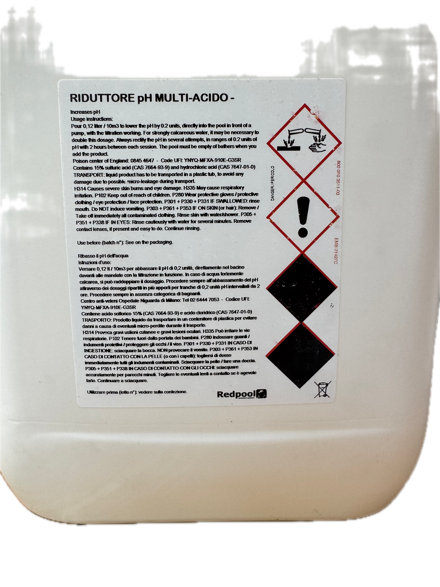 RIDUTTORE DI PH MULTI-ACIDO 10 LT