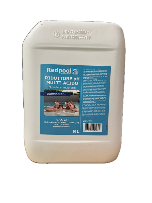 RIDUTTORE DI PH MULTI-ACIDO 10 LT